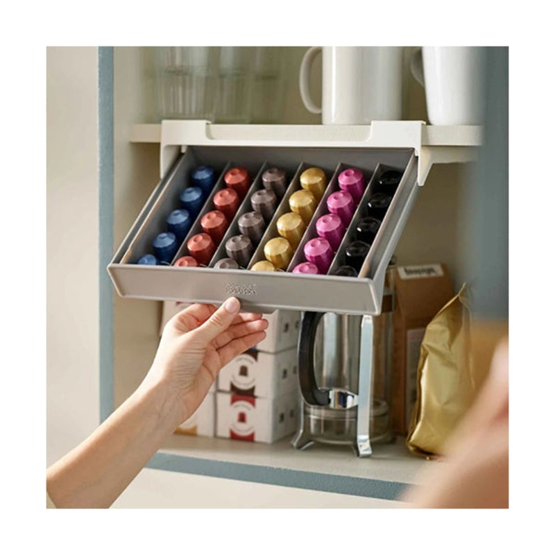 Joseph Joseph, 851667, CupboardStore Under-Shelf Coffee Pod Drawer