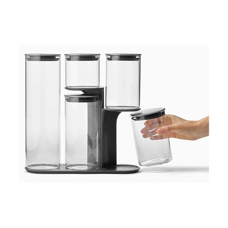 Joseph Joseph, 95035, Podium Stainless-Steel Storage Container Set