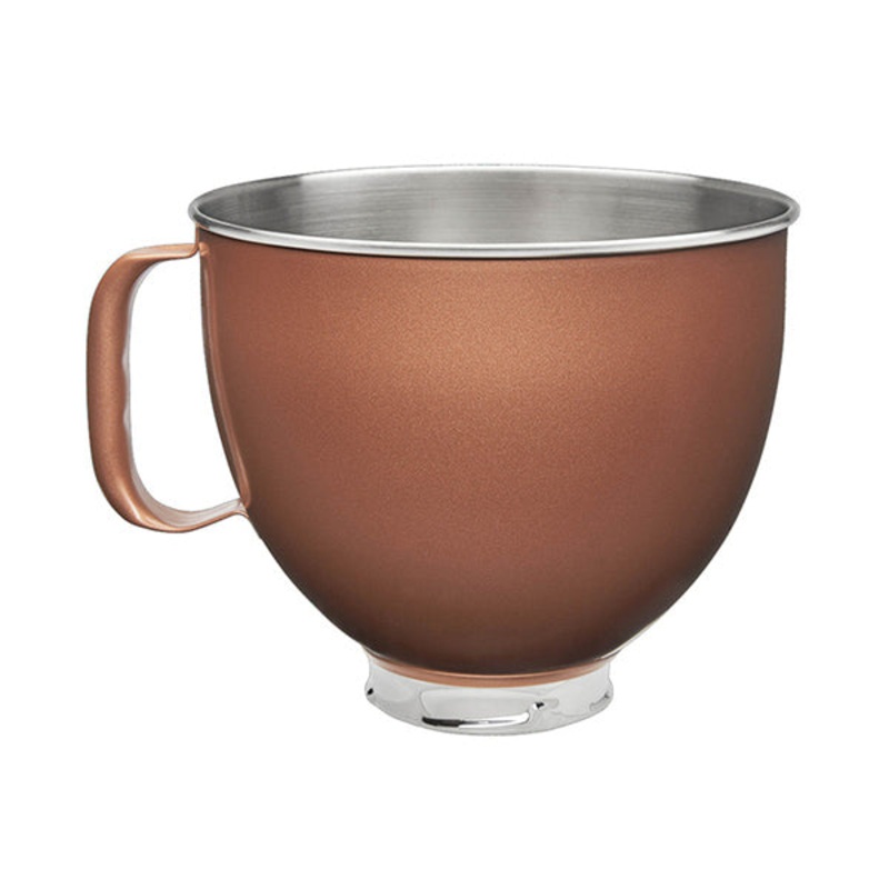 KitchenAid 5KSM5SSBCE Painted Copper Stainless Steel Bowl 4.8L