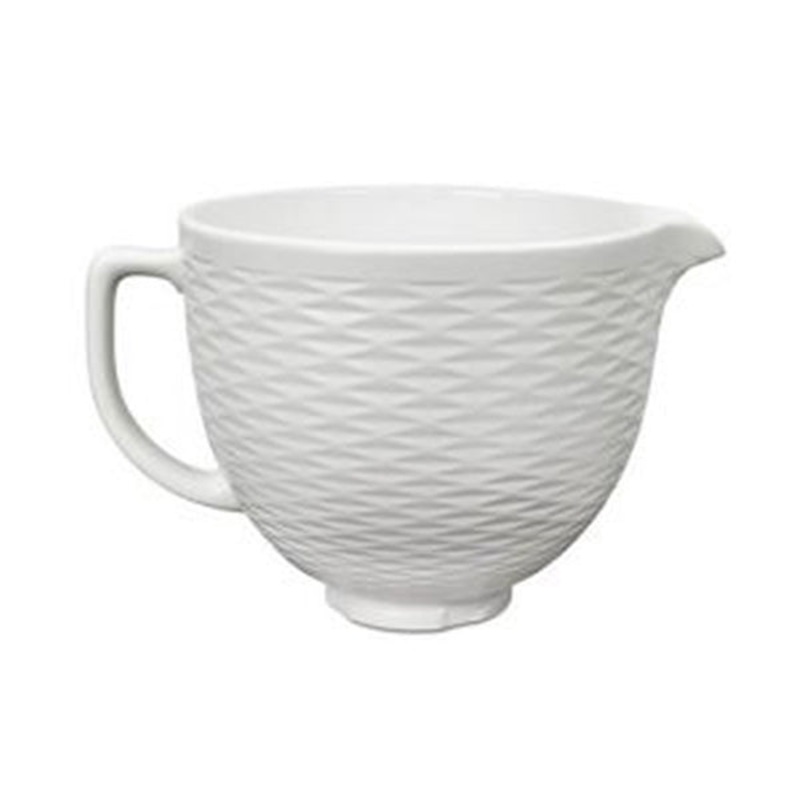 KitchenAid 5KSMCB5TLW 3D Pattern Ceramic Bowl