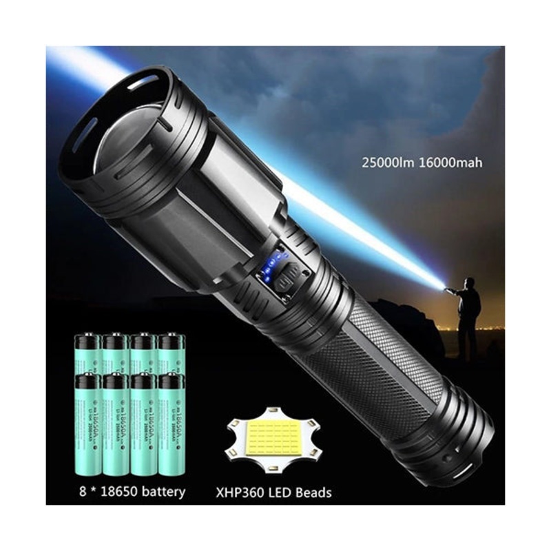 Most Powerful Hunting or Camping Zoomable Flashlight