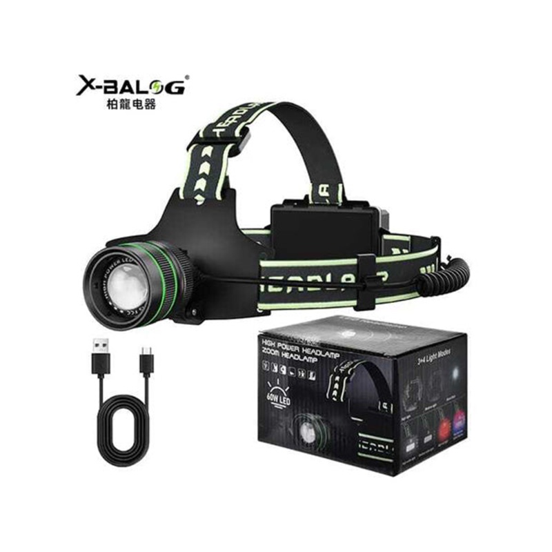 Powerful Zoomable Head Lamp + Sensor