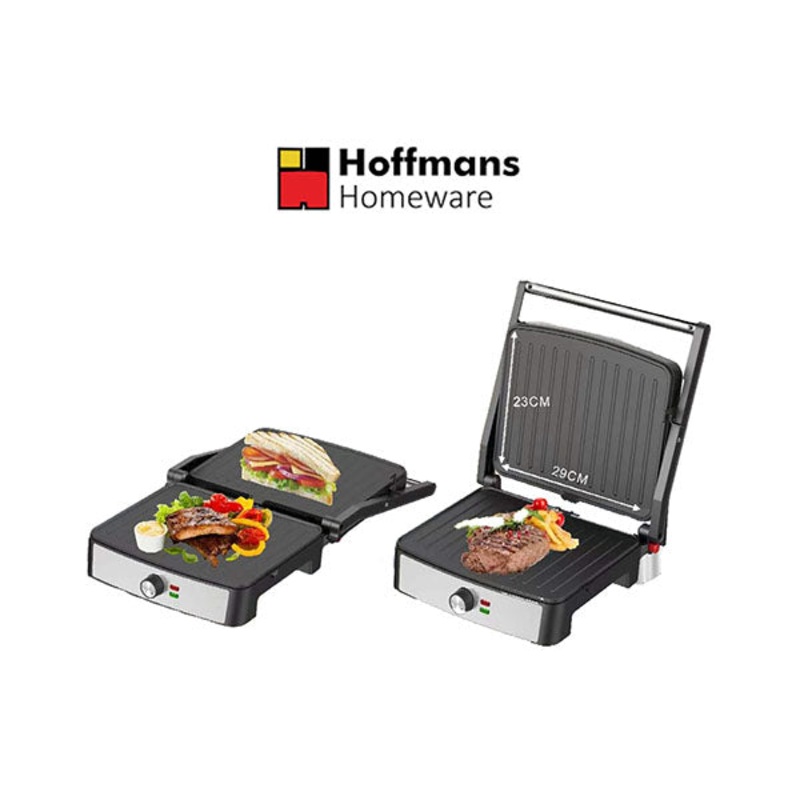 Hoffmans Double Heating Elements Sandwich Maker Grill 2200W HM-3018