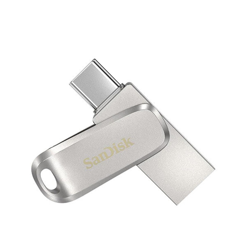SanDisk Ultra Dual Drive Luxe USB Type-C 64GB – Up to 400MB/s, USB 3.1 Gen 1 – SDDDC4-064G-G46