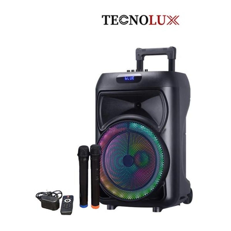 TECNOLUX Single 12 Inch Media 40W High Power Party Speaker HS-TS12S2