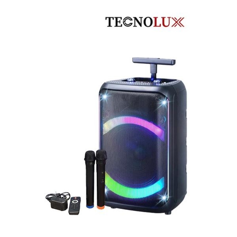 TECNOLUX Single 8 Inch Media 80W High Power Party Speaker HS-TS08G8