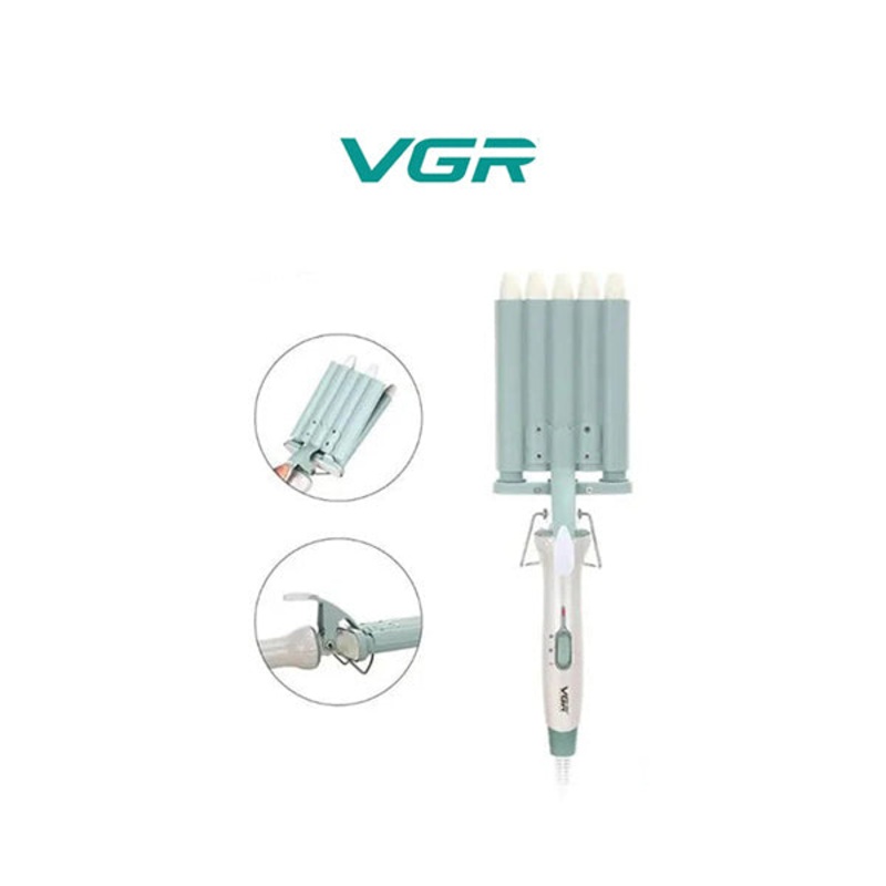 VGR Professional Electric Hair Curler Stylish Hair Styling 5 Barre Professional Hair Curler with 220 C Max Heat Setting