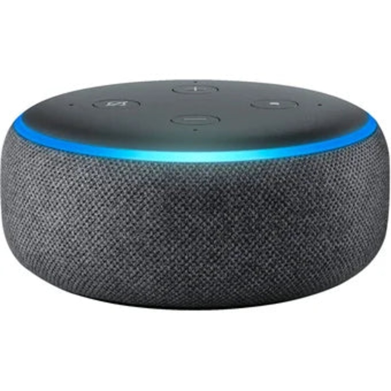 AMAZON ECHO DOT (3 GEN) SMART SPEAKER, CHARCOAL