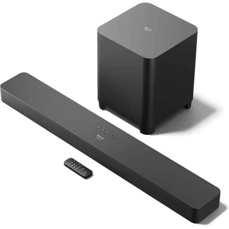 AMAZON FIRE TV SOUNDBAR PLUS WITH SUBWOOFER,3.1 CHANNEL,DOLBY ATMOS,BLACK,OPEN BOX
