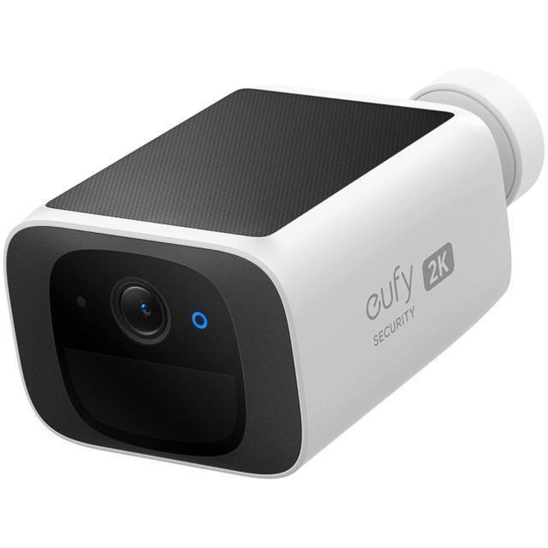ANKER EUFY SECURITY S220 SOLOCAM, SOLAR SECURITY CAMERA, WIRELESS OUTDOOR CAMERA, WHITE