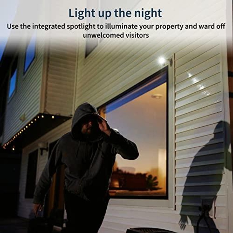 ARLO PRO 5S 2K INDOOR/OUTDOOR WIRELESS SPOTLIGHT SECURITY CAMERA, WHITE