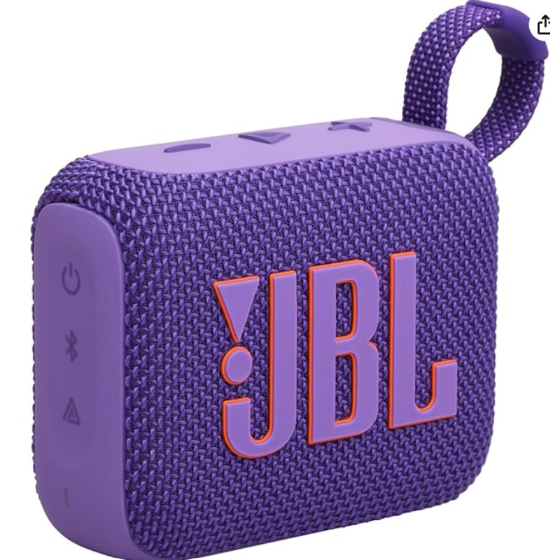 JBL GO 4 ULTRA-PORTABLE BLUETOOTH SPEAKER, PURPLE