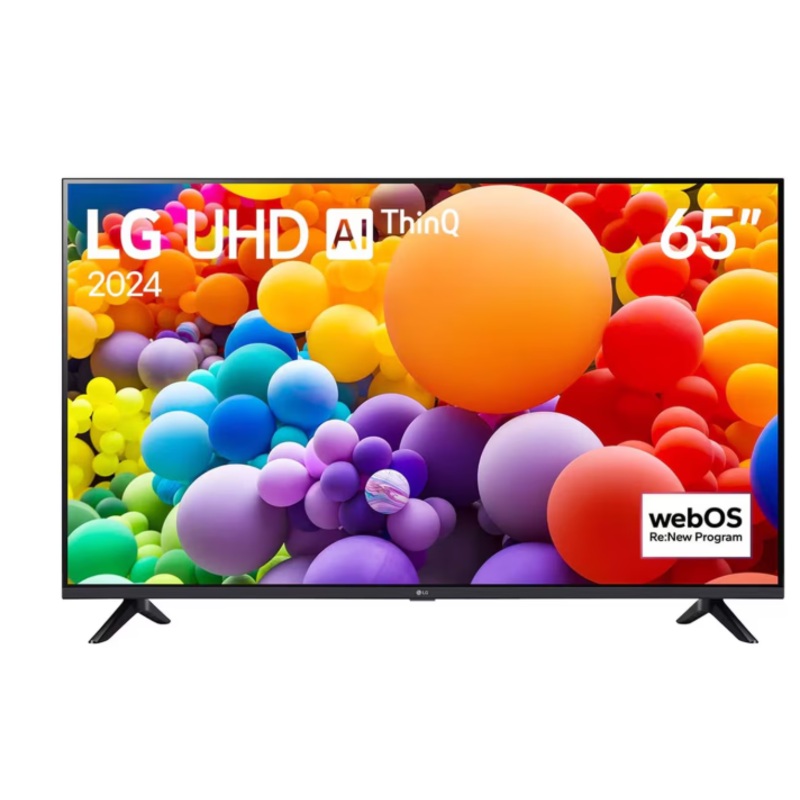 LG UHD UT73 65 4K SMART TV 2024, BLACK