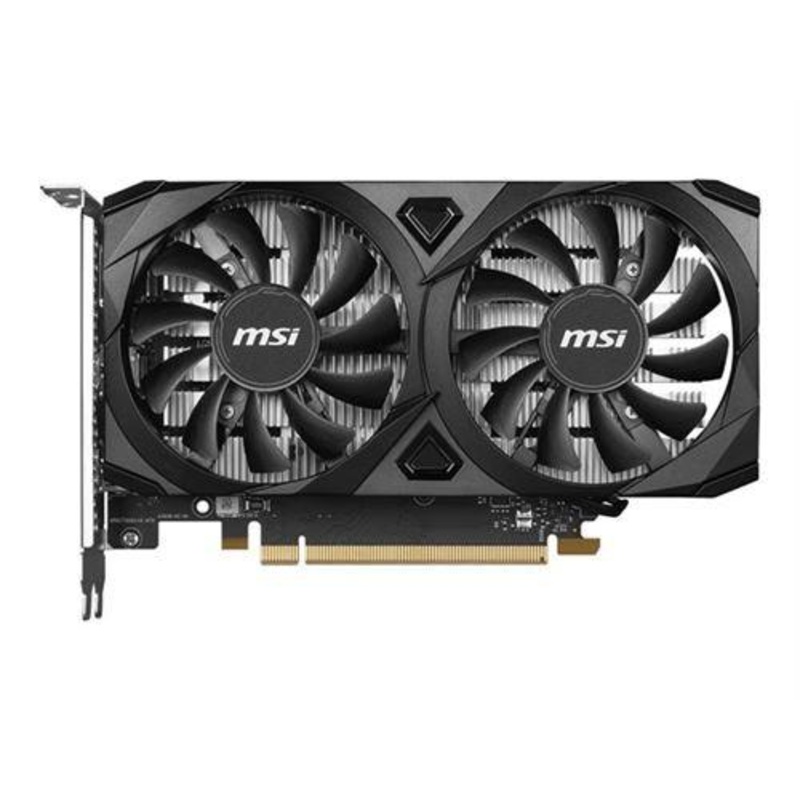 MSI GEFORCE VGA NVIDIA RTX 3050 VENTUS 2X E 6G OC GRAPHICS CARD,BLACK