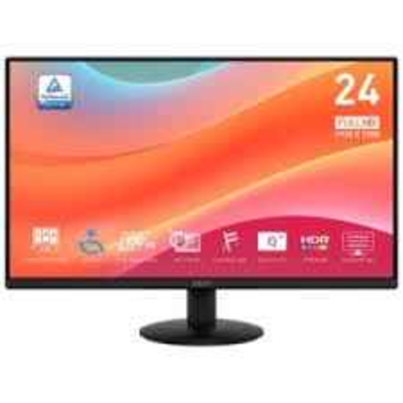 MSI MONITOR 24 MP242 FLAT 100HZ,BLACK