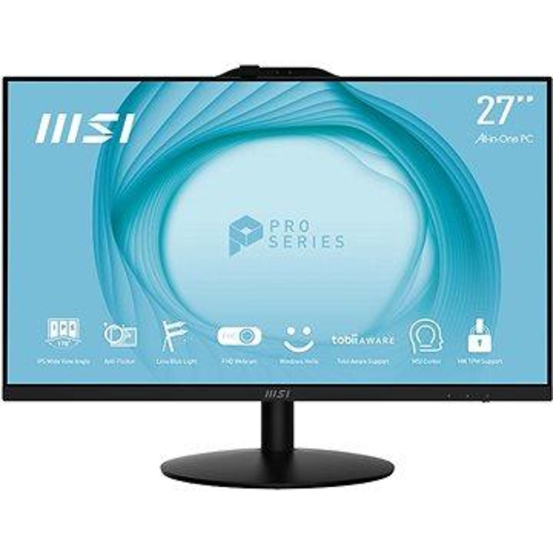 MSI PRO AP272 12M-067US, 27 , I7-12700, 16GB,512GB SSD WIN11PRO, BLACK, FACTORY REFURBISHED