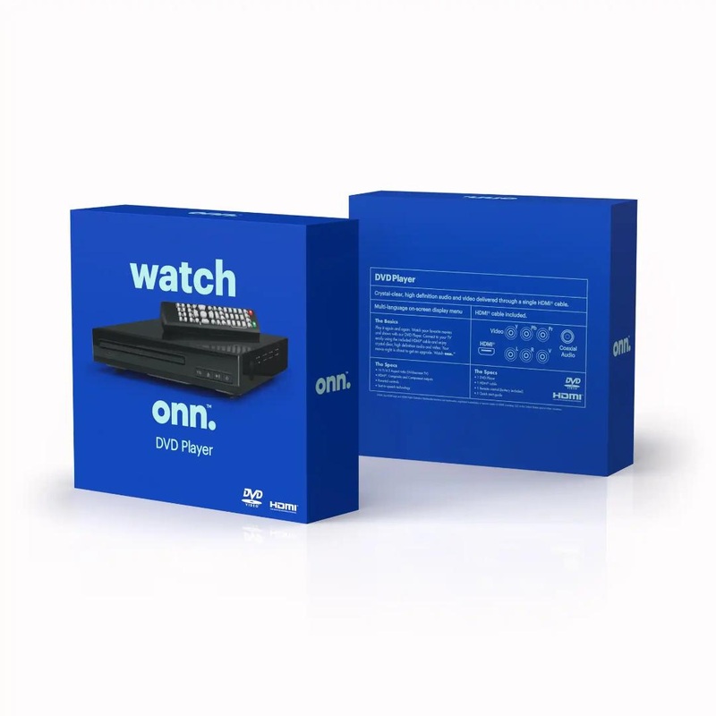 ONN DVD PLAYER WITH HDMI CABLE, BLACK