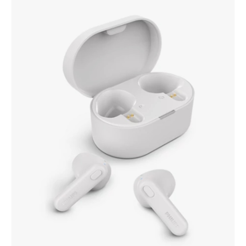 PHILIPS TRUE WIRELESS EARBUDS, WHITE