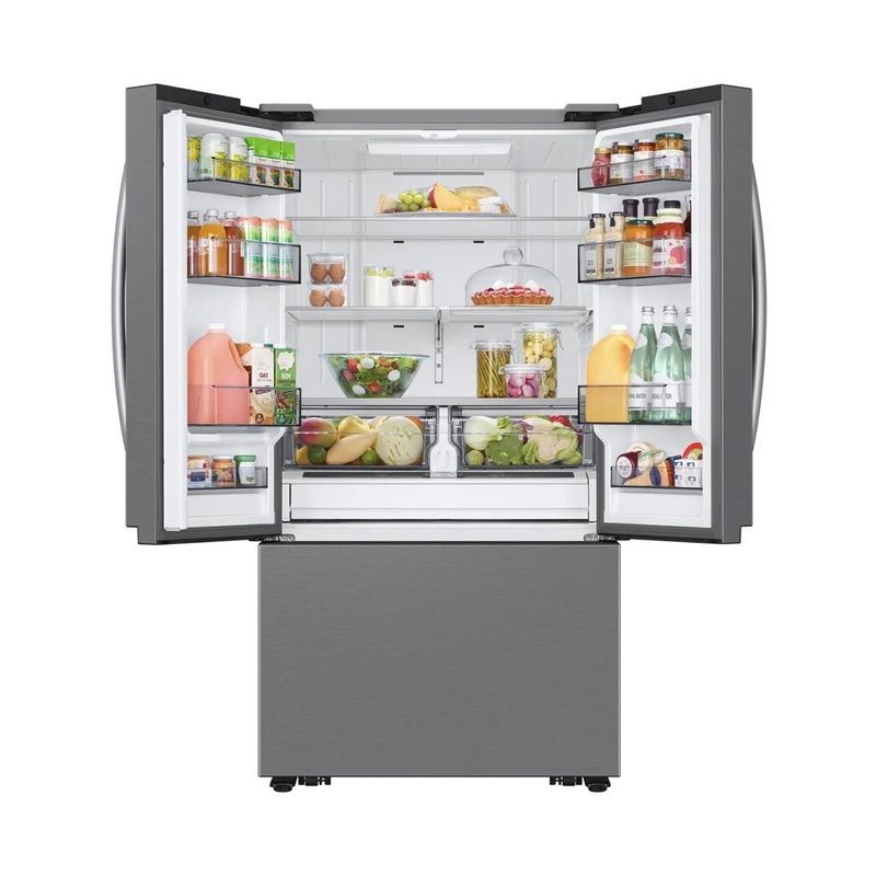 SAMSUNG 32 CUFT 3-DOOR FRENCH DOOR REFRIGERATOR WITH DUAL AUTO ICE MAKER,STAINLESS STEEL