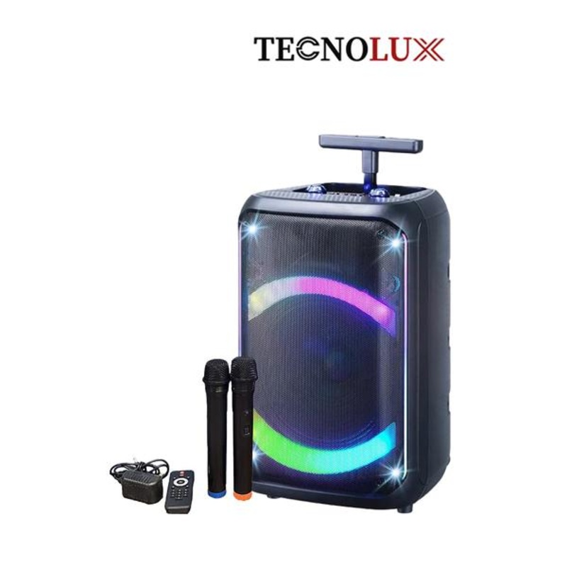TECNOLUX Single 12 Inch Media 40W High Power Party Speaker HS-TS1262