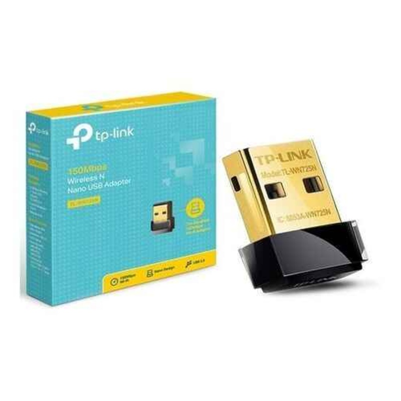 TPLINK TP LINK USB WIFI ADAPTER FOR PC NANO SIZE,BLACK,USED