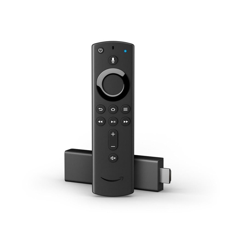 AMAZON FIRE TV STICK 4K STREAMING DEVICE WITH LATEST ALEXA VOICE REMOTE 2021,BLACK,OPEN BOX