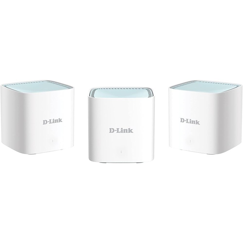 D-LINK EAGLE PRO AI WIFI 6 AX1500 MESH SYSTEM M15 3 PACK, WHITE