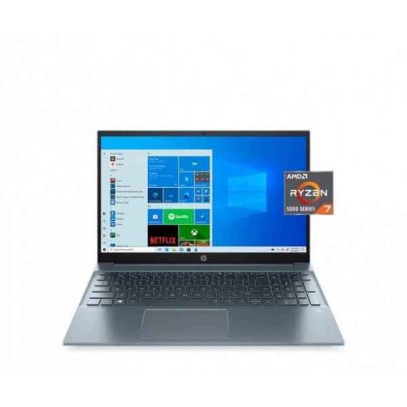 HP PAVILION 15-EH1070WM, 15.6FHD, RYZEN 7 5700U, 8GB, 512GB SSD, W10, FOG BLUE