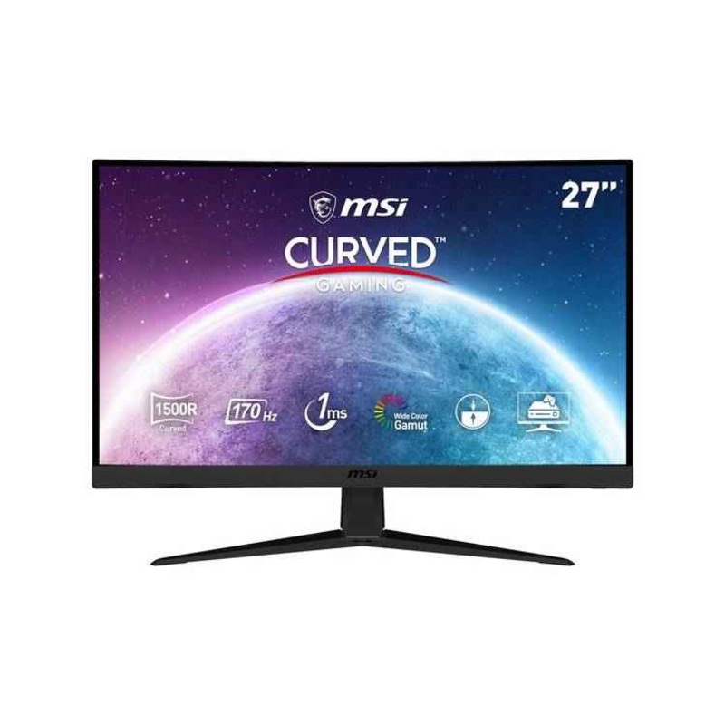 MSI G27C5 E2 CURVED, 27FHD 170HZ BLACK, FACTORY REFURBISHED