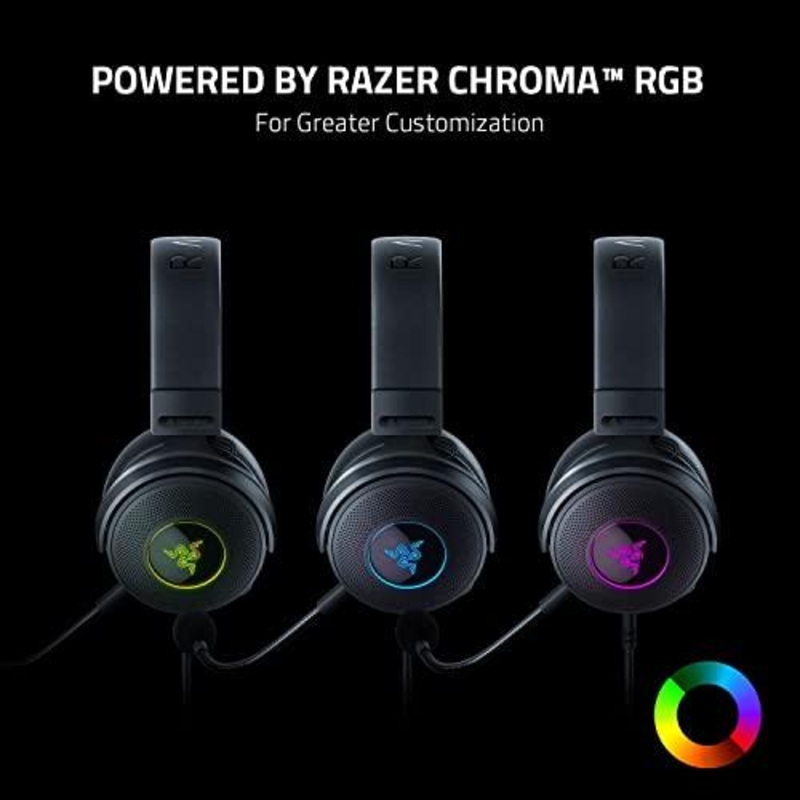 RAZER RZ04-03770200-R3U1 KRAKEN V3 – WIRED USB GAMING HEADSET, BLACK