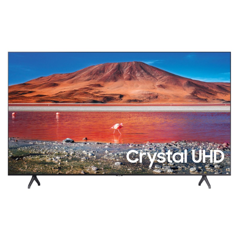 SAMSUNG  55 TU700 SERIES 4K LED SMART TV, BLACK, FACTORY REFURBISHED