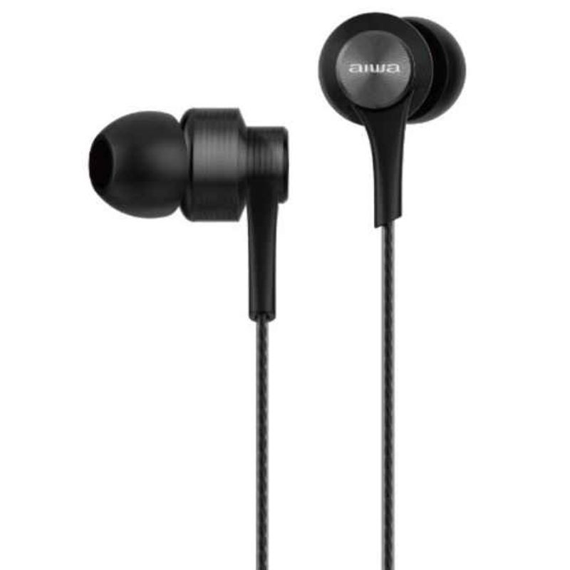 AIWA CONNECT WIRED EARBUDS-AUX,BLACK