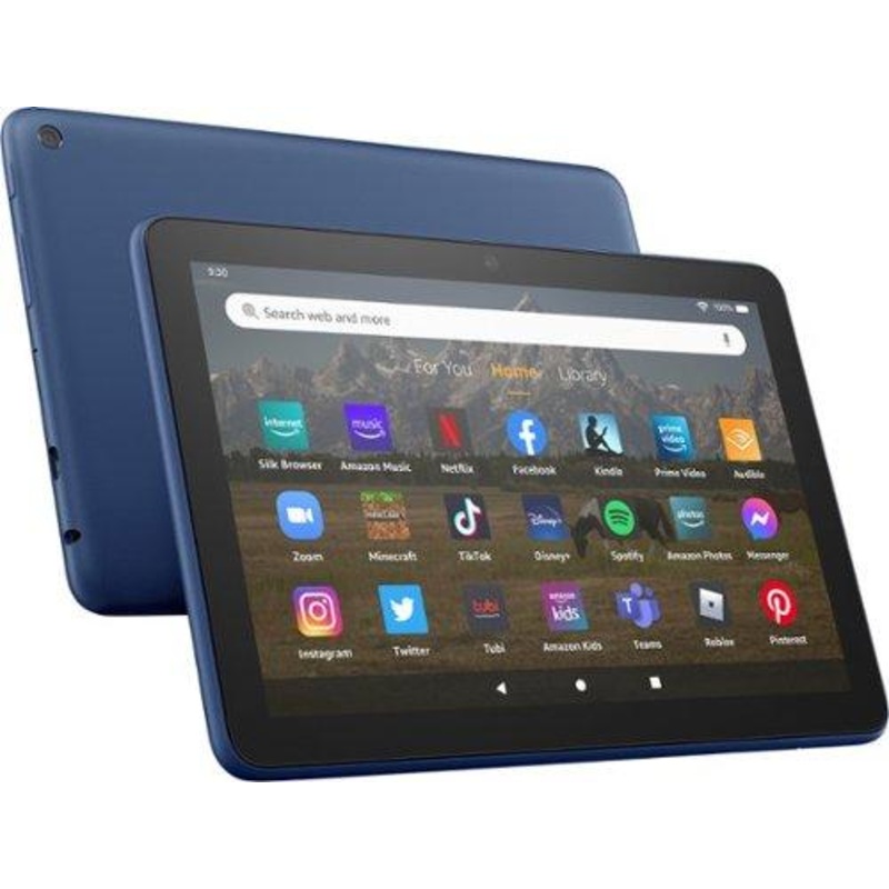 AMAZON FIRE HD 8 2022 8 HD TABLET WITH WIFI 64 GB,MEDIA,AMAZON,DENIM,DAMAGED BOX