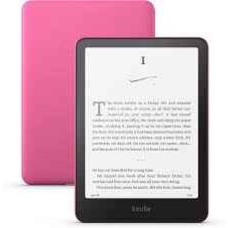 AMAZON KINDLE PAPERWHITE 16GB FASTEST KINDLE EVER, WITH NEW 7 GLARE-FREE RASPBERRY