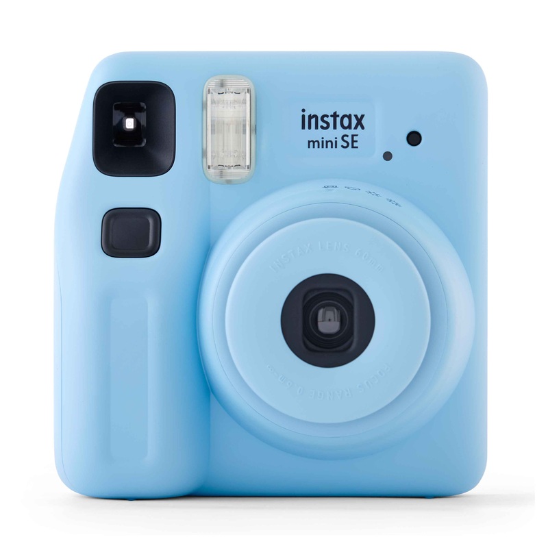FUJIFILM INSTAX MINI SE INSTANT CAMERA WITH BONUS 10 PACK MINI FILM, BLUE