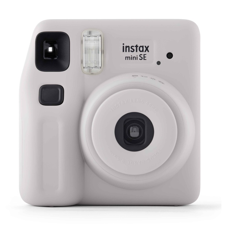 FUJIFILM INSTAX MINI SE INSTANT CAMERA WITH BONUS 10 PACK MINI FILM, GRAY
