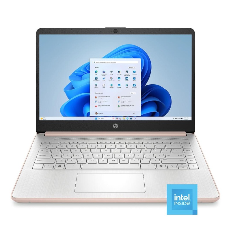 HP STREAM 14-DQ6015,14,HD,N150,4GB,128GB UFS,WIN11,PALE ROSE GOLD