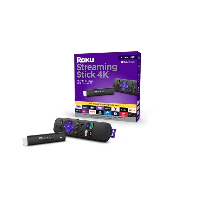 ROKU EXPRESS 4K 2021  STREAMING MEDIA PLAYER HD/4K/HDR, BLACK