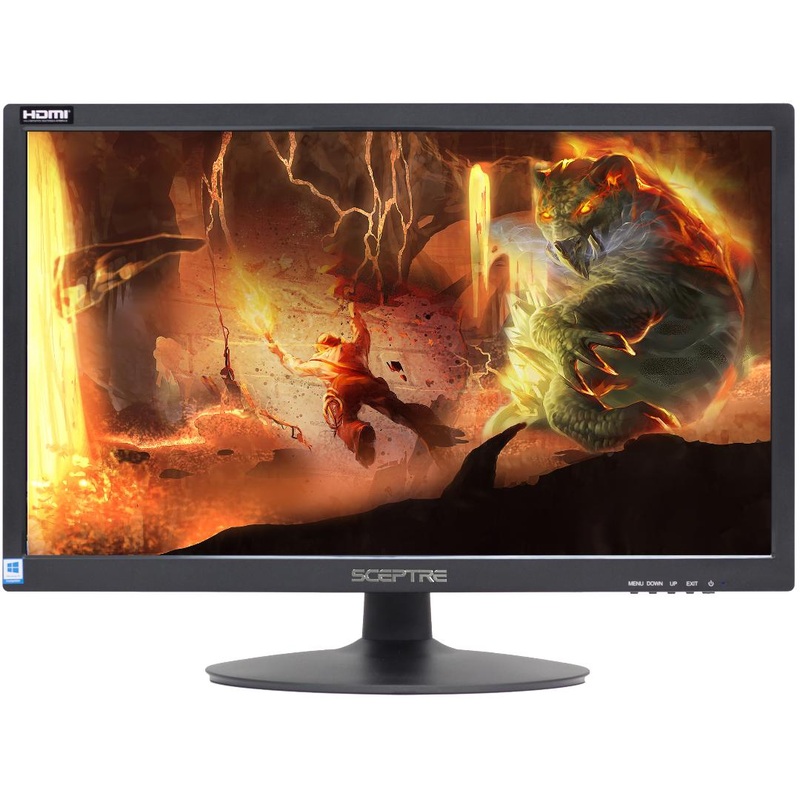 SCEPTRE 22 1080P HDMI VGA 75HZ 5MS HD LED MONITOR, 22 , BLACK