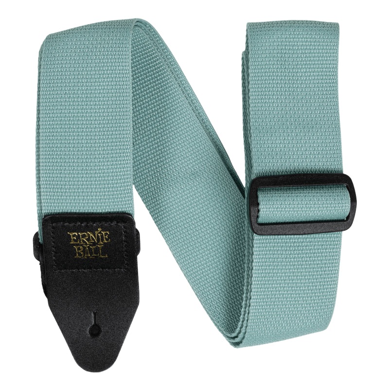 Ernie Ball Polypro Guitar Strap – Tidal Green