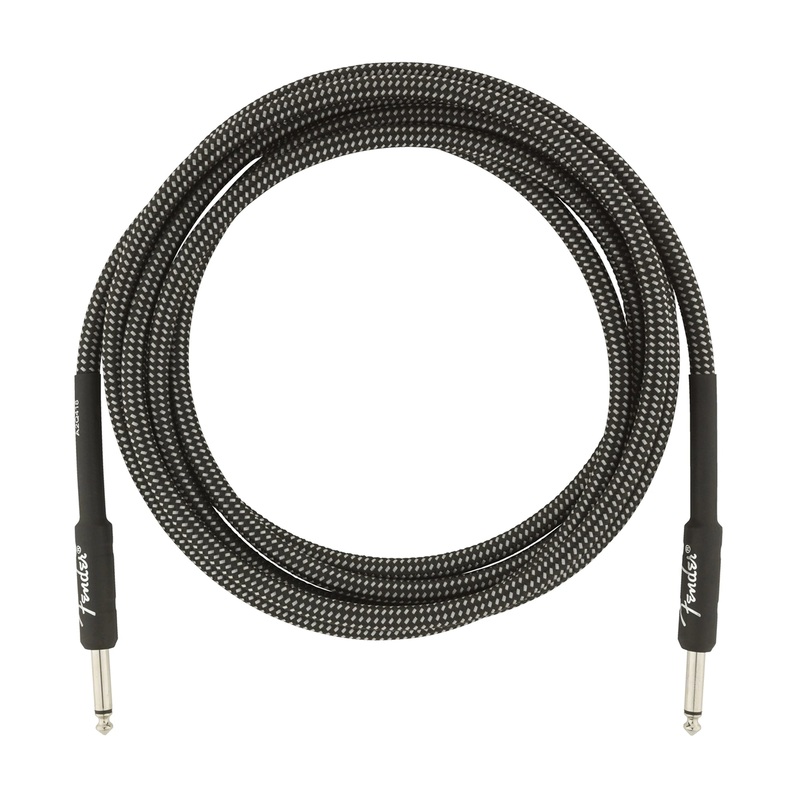 Fender Professional Series 10′ Instrument Cable – Gray Tweed