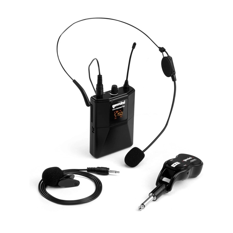 Gemini GMU-HSL100 Bodypack UHF Wireless Microphone System