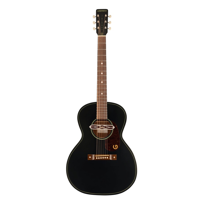 Gretsch Jim Dandy Deltoluxe Concert Acoustic-Electric Guitar – Black