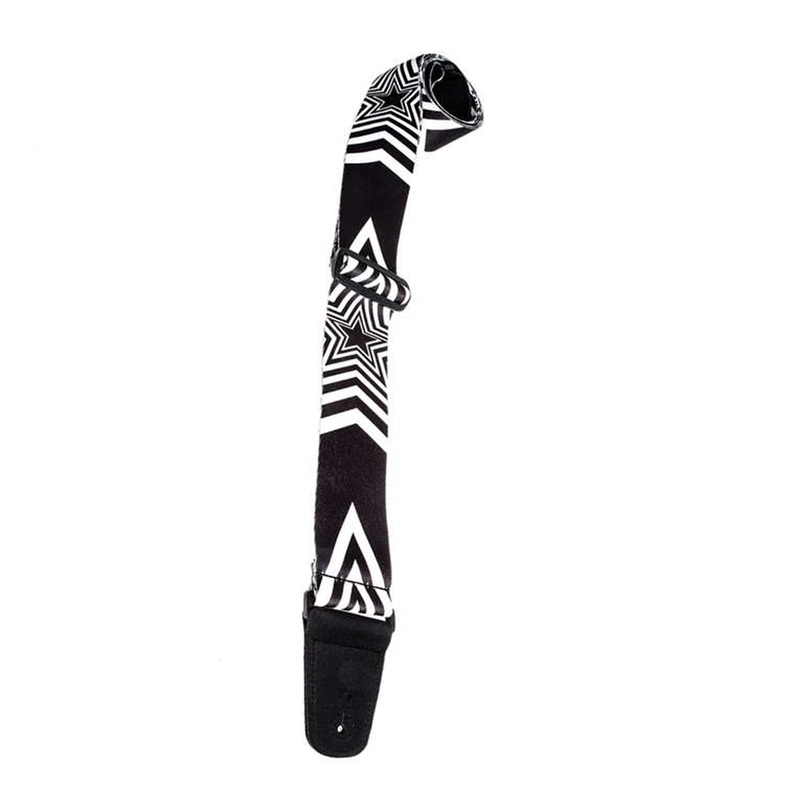 Henry Heller 2 Artist Series Sublimation Design Strap – Black & White Multi Star