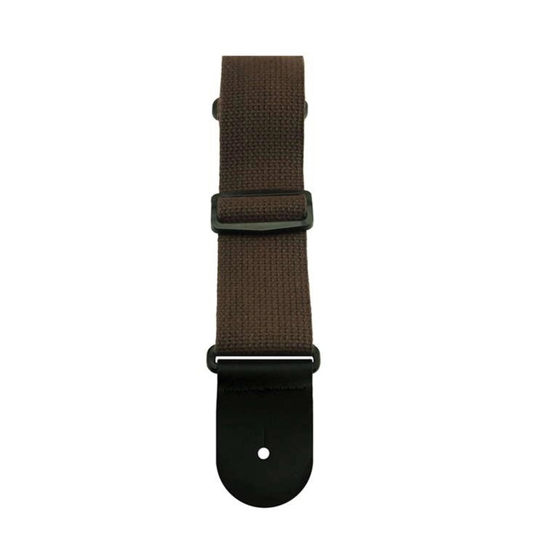 Henry Heller 2 Cotton Guitar Strap – Brown