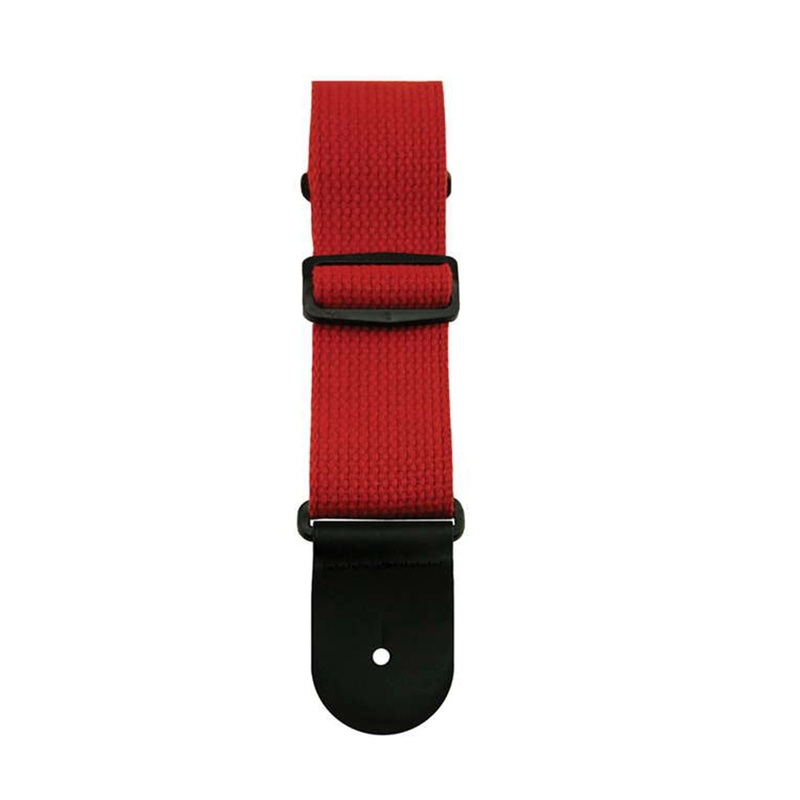 Henry Heller 2 Cotton Guitar Strap – Red