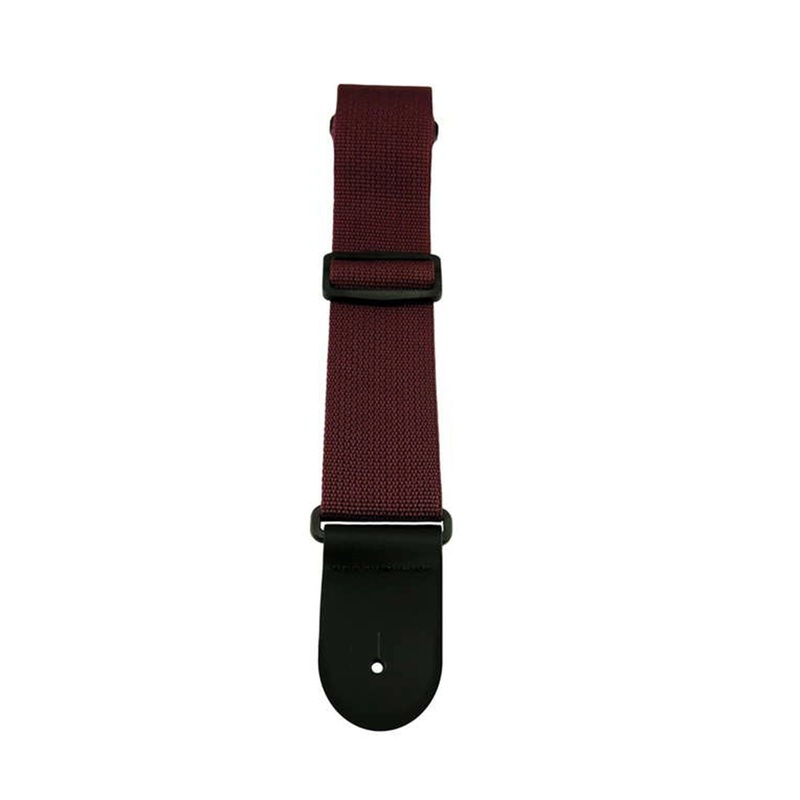 Henry Heller 2 Polypro Guitar Strap – Burgundy