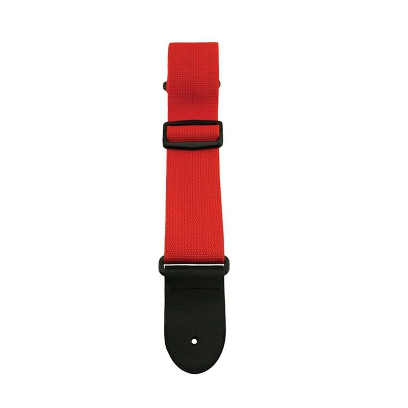 Henry Heller 2 Polypro Guitar Strap – Red