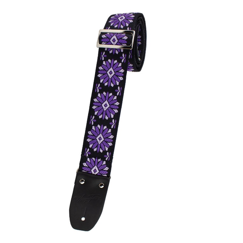 Henry Heller Woven Jacquard Strap – Purple Blossom