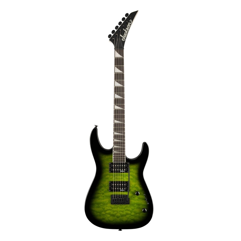 Jackson Dinky JS20 DKQ Electric Guitar – Transparent Green